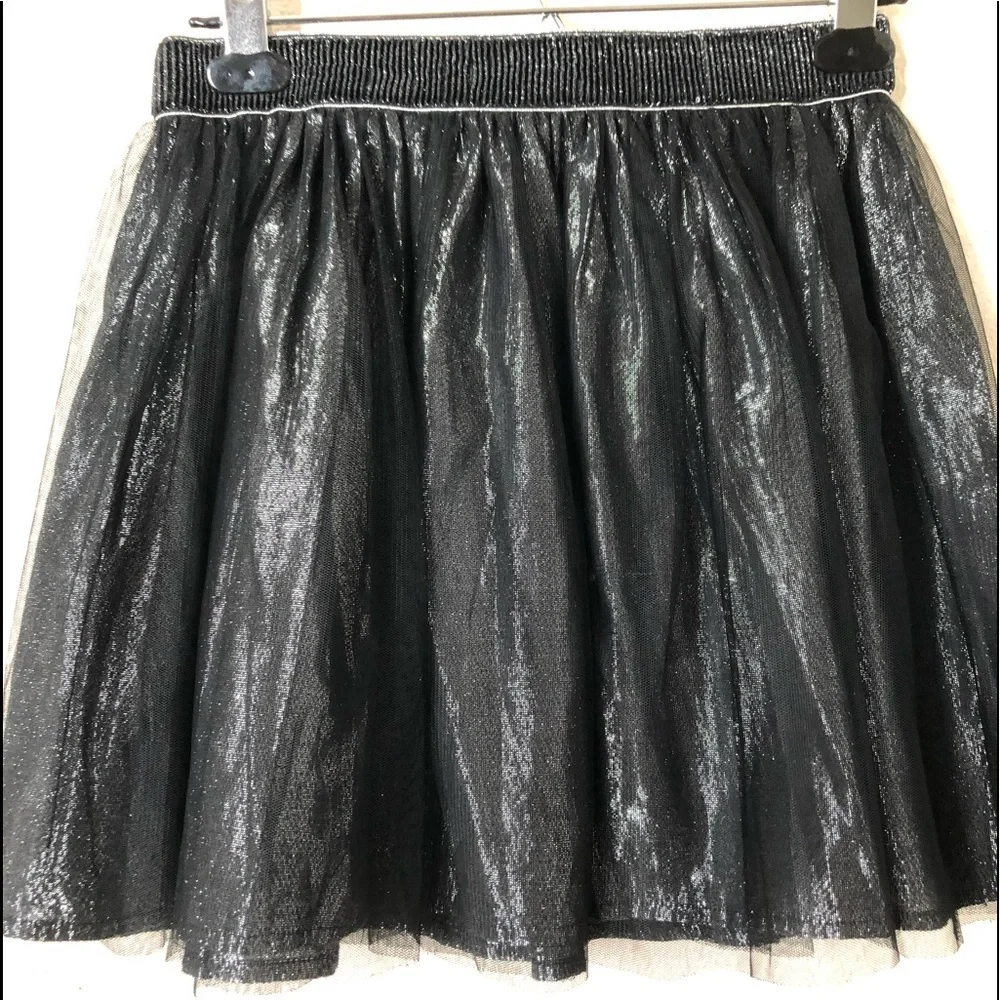 💜💜 Sparkly Black Mini Skirt Size Medium